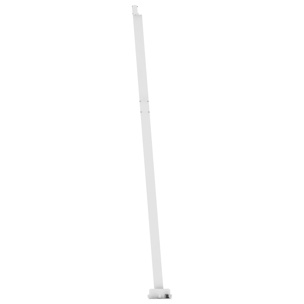 Copertină automată cu senzor vânt & LED, crem, 350x250 cm