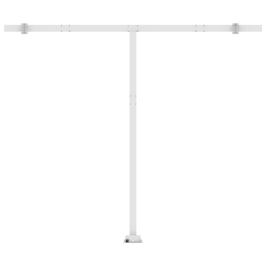 Copertină automată cu senzor vânt & LED, antracit, 350x250 cm