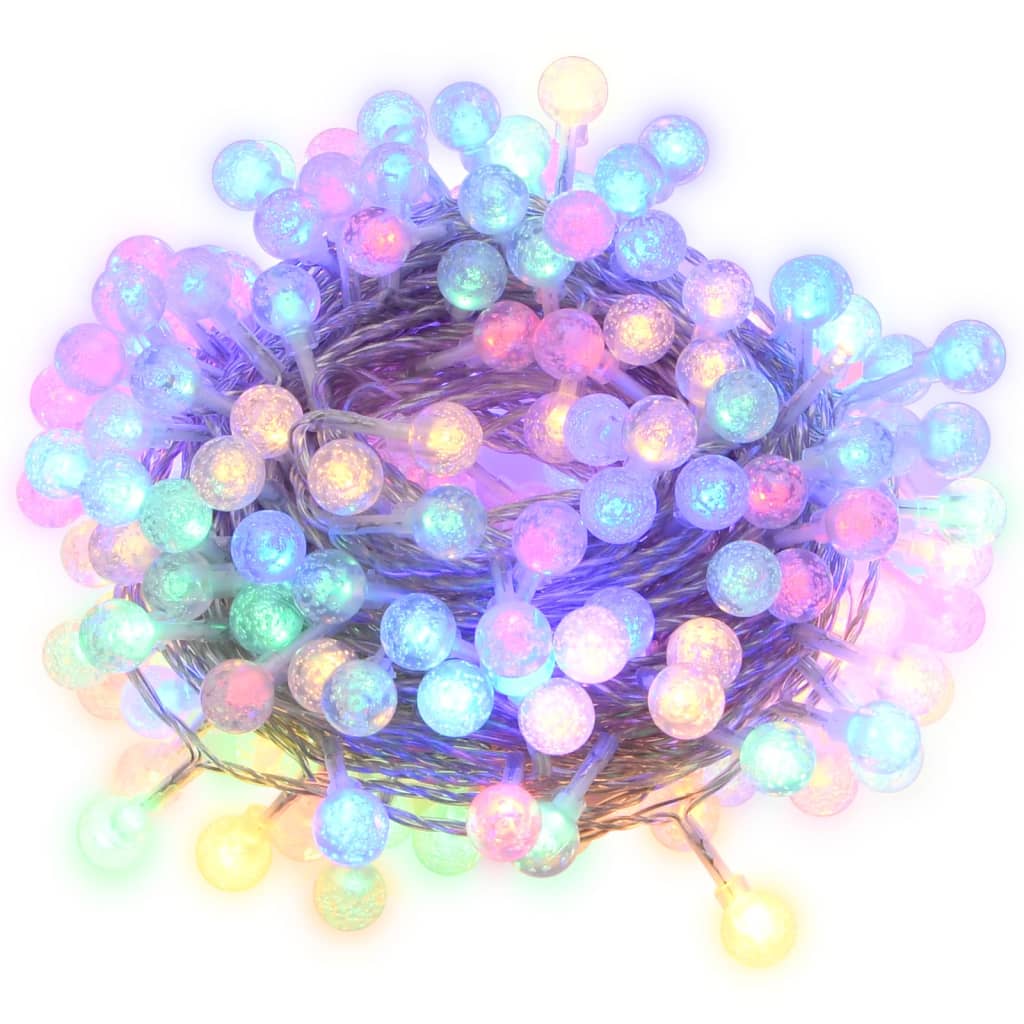 Ghirlandă luminoasă, 200 LED-uri, multicolor, 20 m, 8 funcții