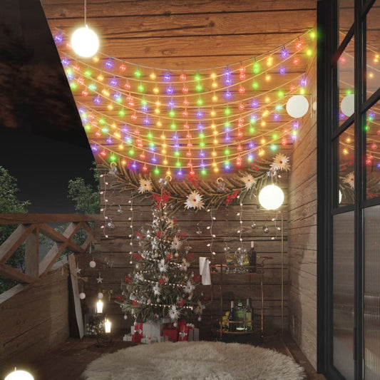 Ghirlandă luminoasă, 200 LED-uri, multicolor, 20 m, 8 funcții