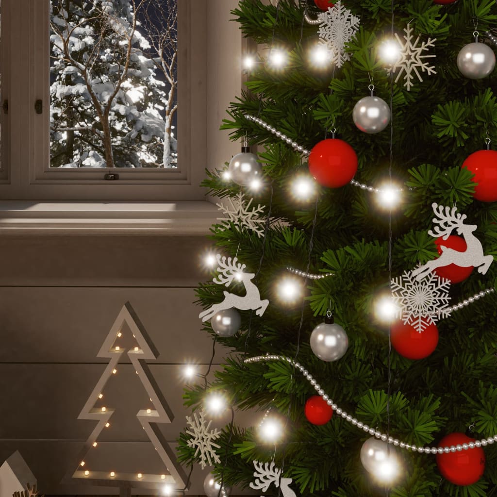 Lumini solare feerice 2 buc.x200 LED alb rece interior/exterior