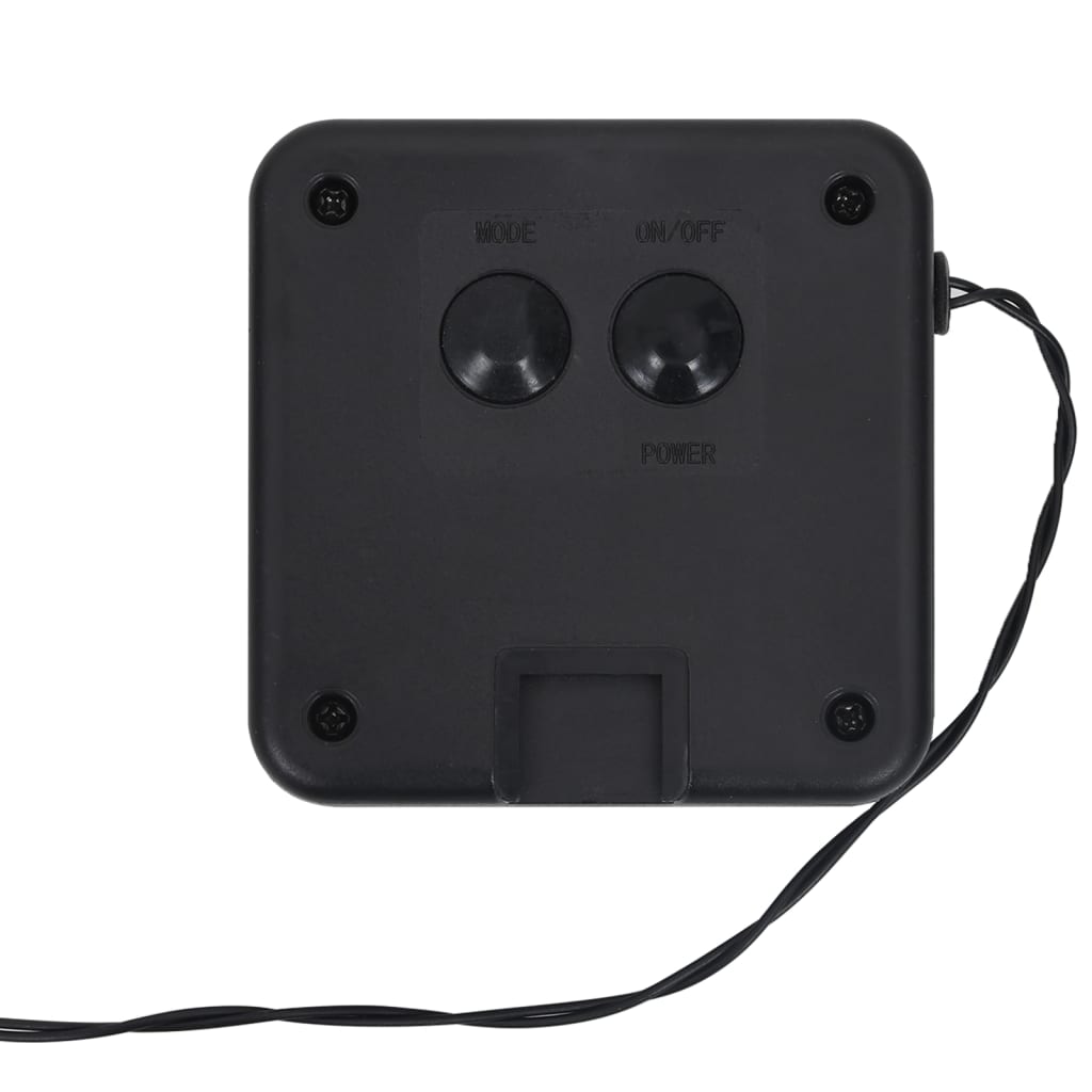 Instalație de lumini solare, 2 buc.x200 LED albastru int/ext