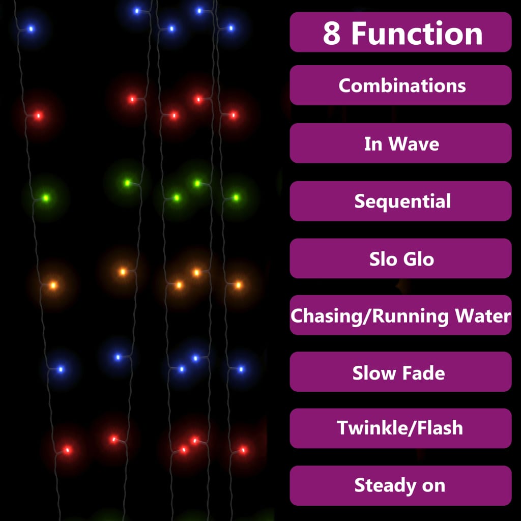 Lumini solare feerice 5 buc 5x200 LED colorat interior/exterior