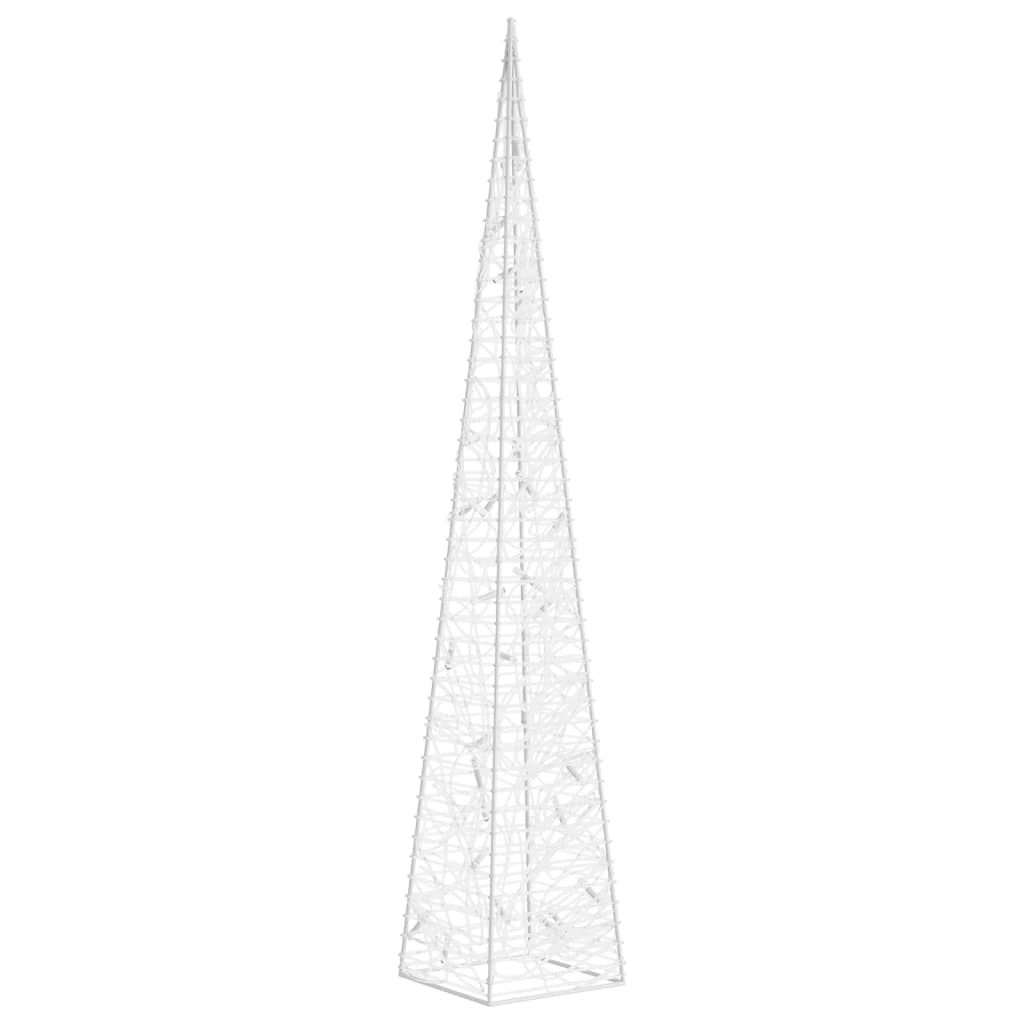 Con de lumină cu LED decorativ, albastru, 60 cm, acril