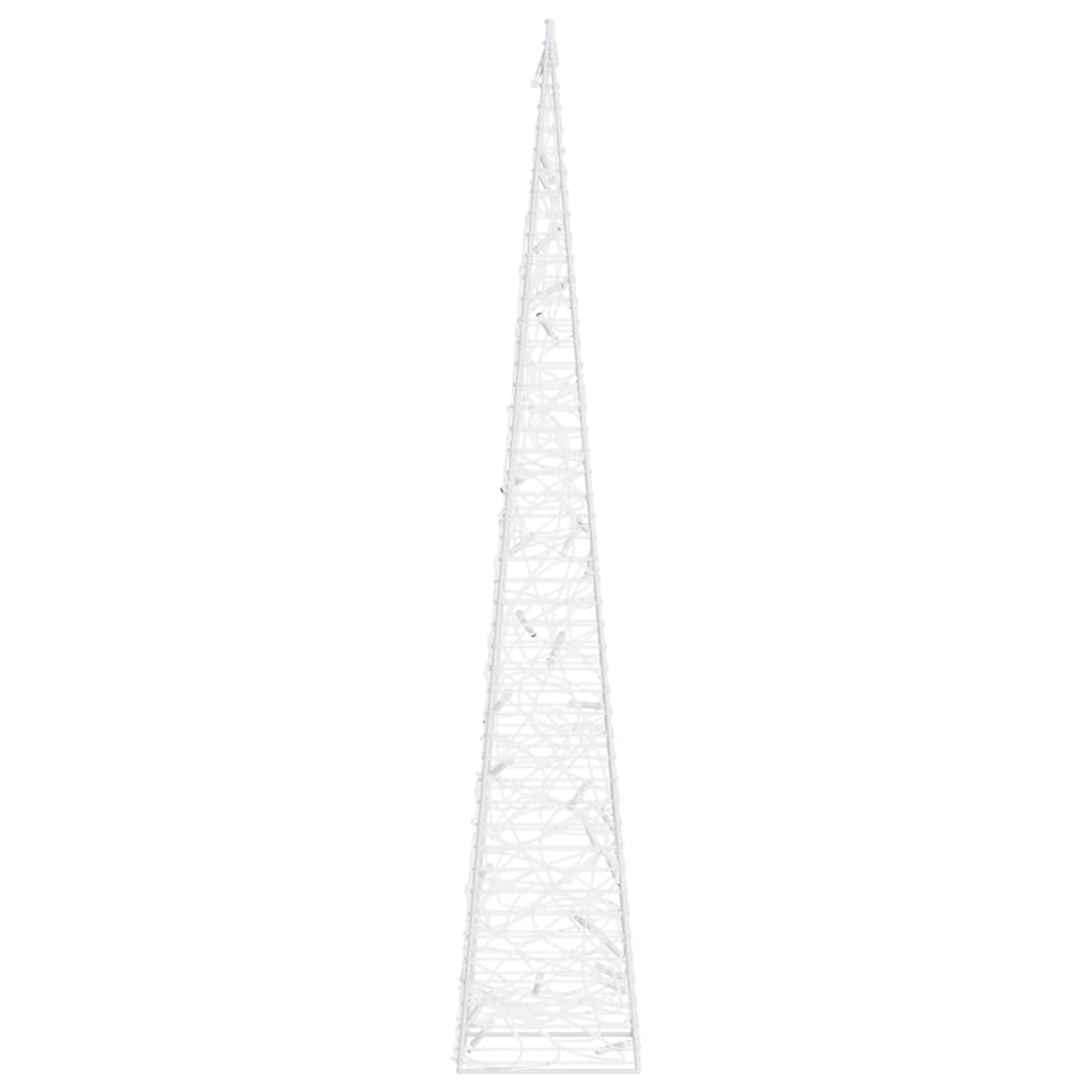 Con de lumină cu LED decorativ, albastru, 60 cm, acril