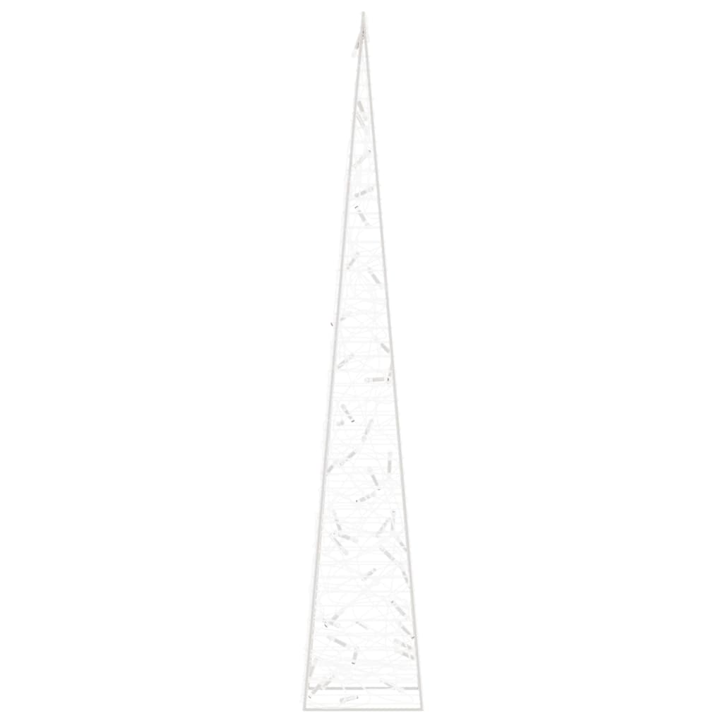 Con de lumină cu LED decorativ, albastru, 90 cm, acril