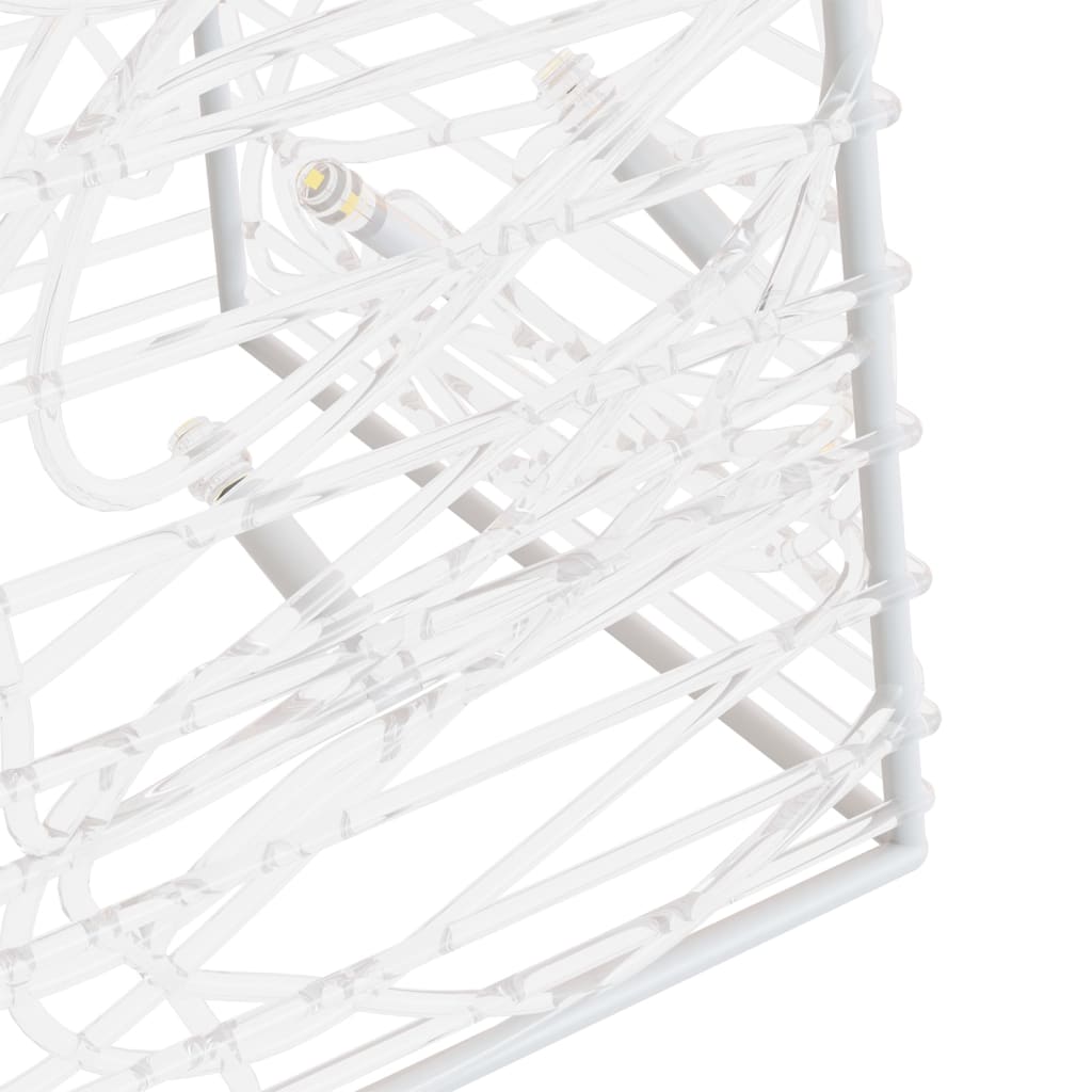 Con de lumină cu LED decorativ, albastru, 90 cm, acril