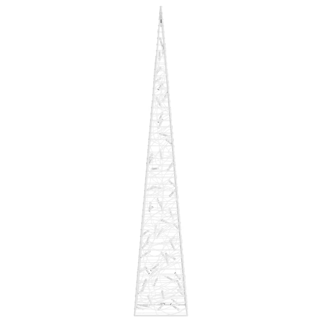 Con de lumină cu LED decorativ, albastru, 120 cm, acril