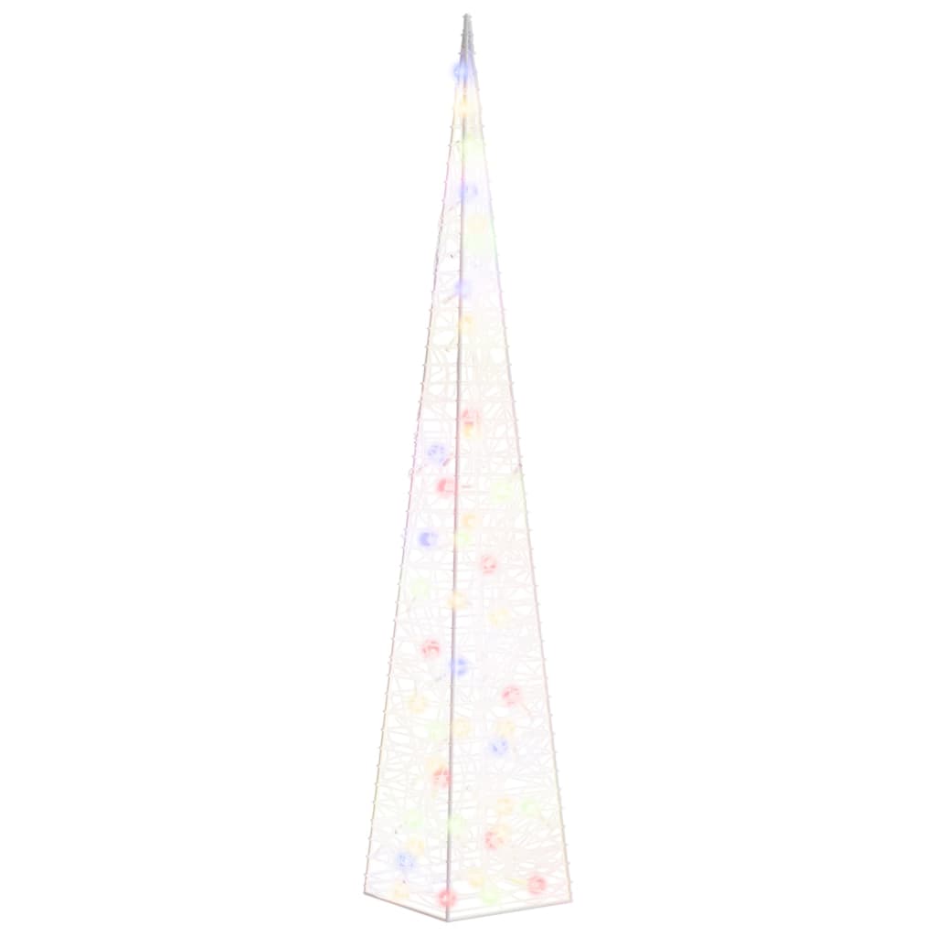 Con de lumină cu LED decorativ multicolor 120 cm, acril