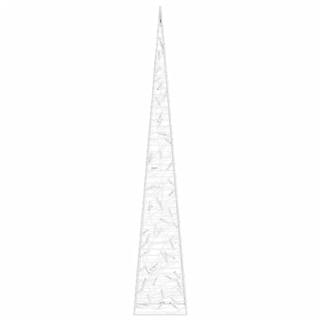 Con de lumină cu LED decorativ multicolor 120 cm, acril