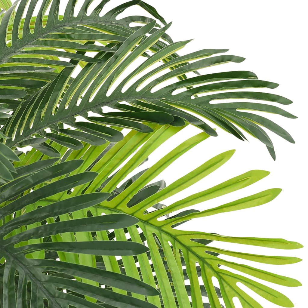 Plantă artificială palmier cycas cu ghiveci, verde, 90 cm