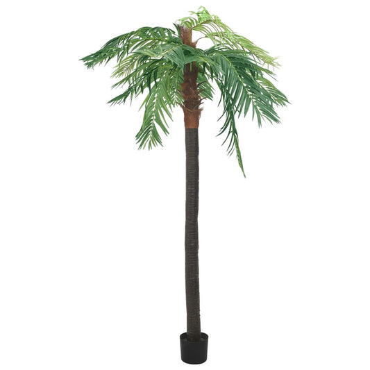 Plantă artificială palmier phoenix cu ghiveci, verde, 305 cm