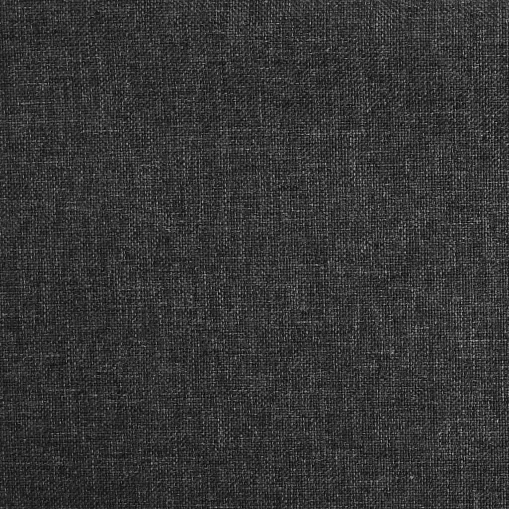 Scaun de bar pivotant, negru, material textil