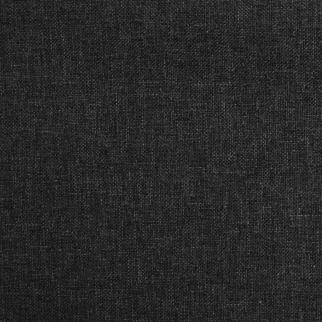 Scaun de bar, negru, material textil