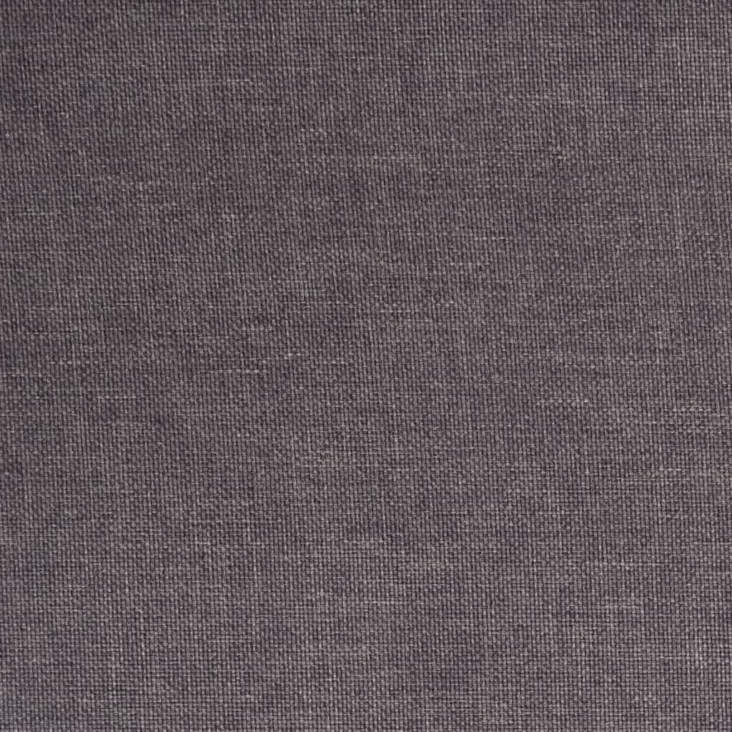 Scaune de bar, 2 buc., gri taupe, material textil