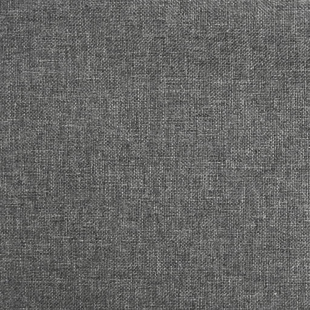 Scaun de birou pivotant, gri închis, material textil