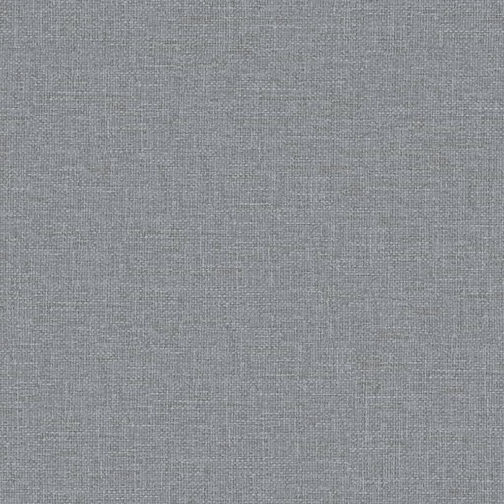 Fotoliu rabatabil electric, gri deschis, textil