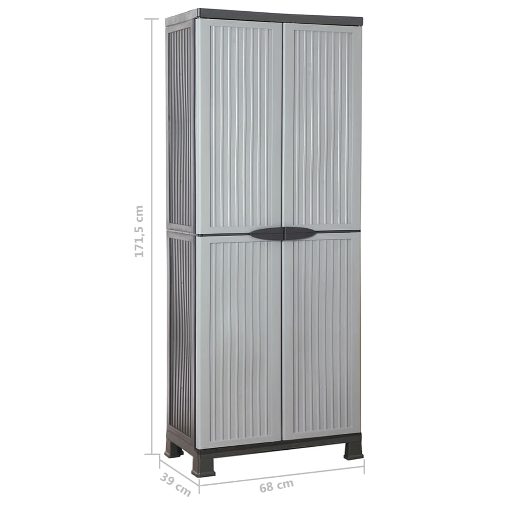 Dulap, 68x39x171,5 cm, plastic