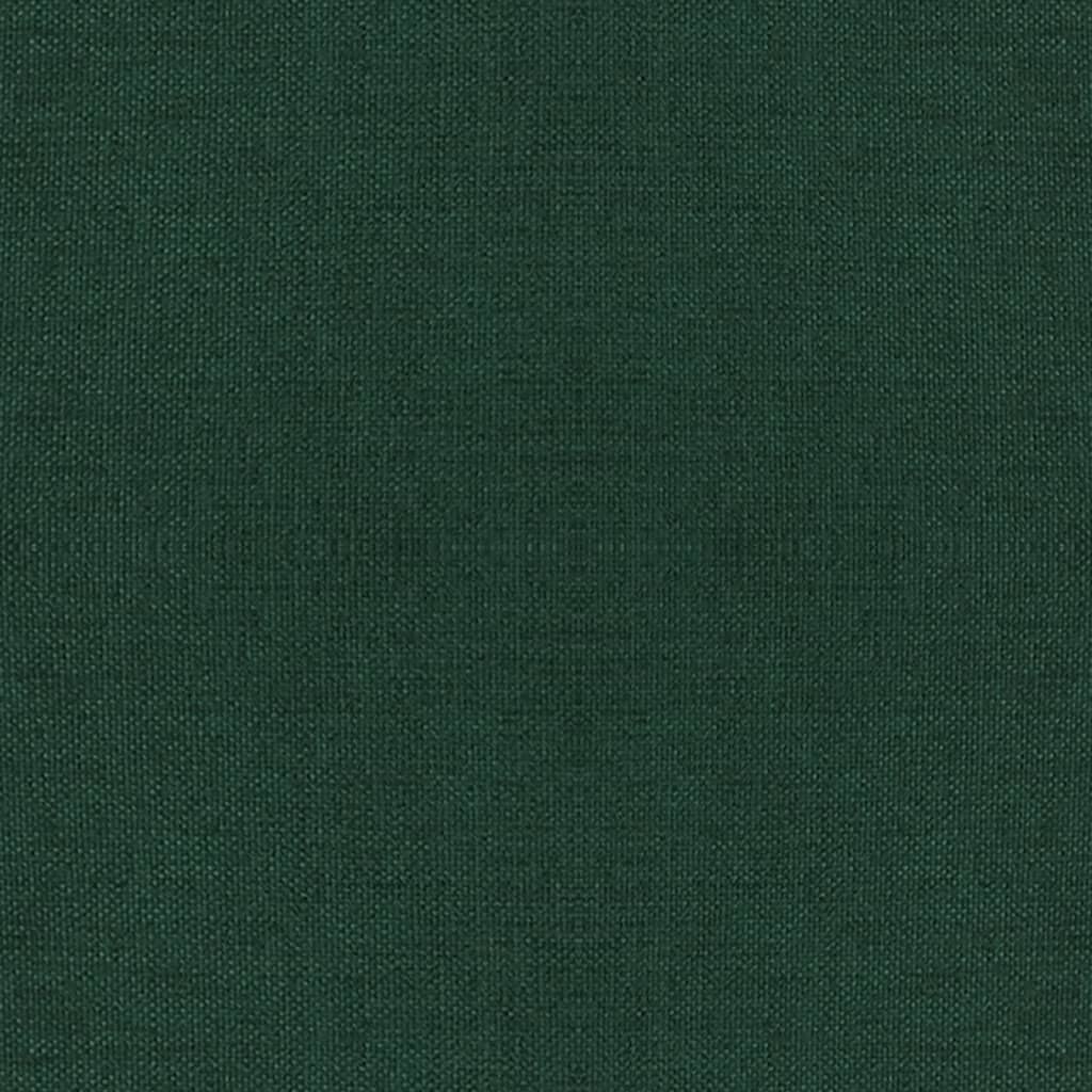 Scaune de bucătărie pivotante, 4 buc., verde închis, textil