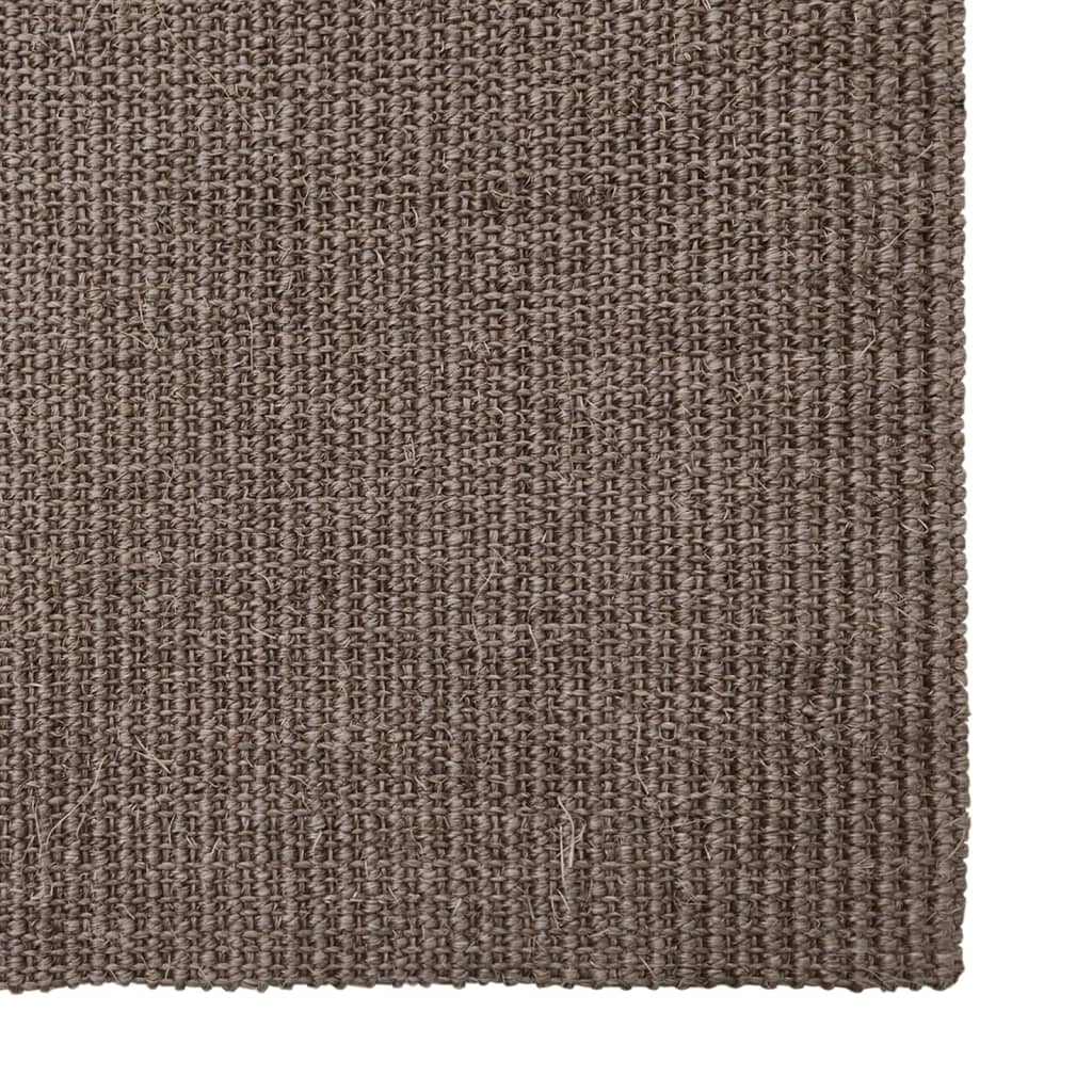 Covor din sisal natural, maro, 66x150 cm