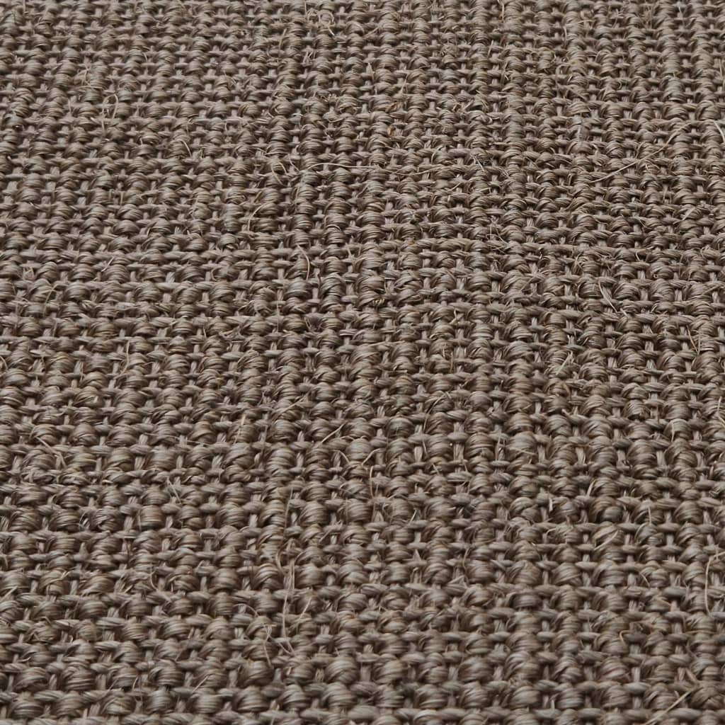 Covor din sisal natural, maro, 66x150 cm