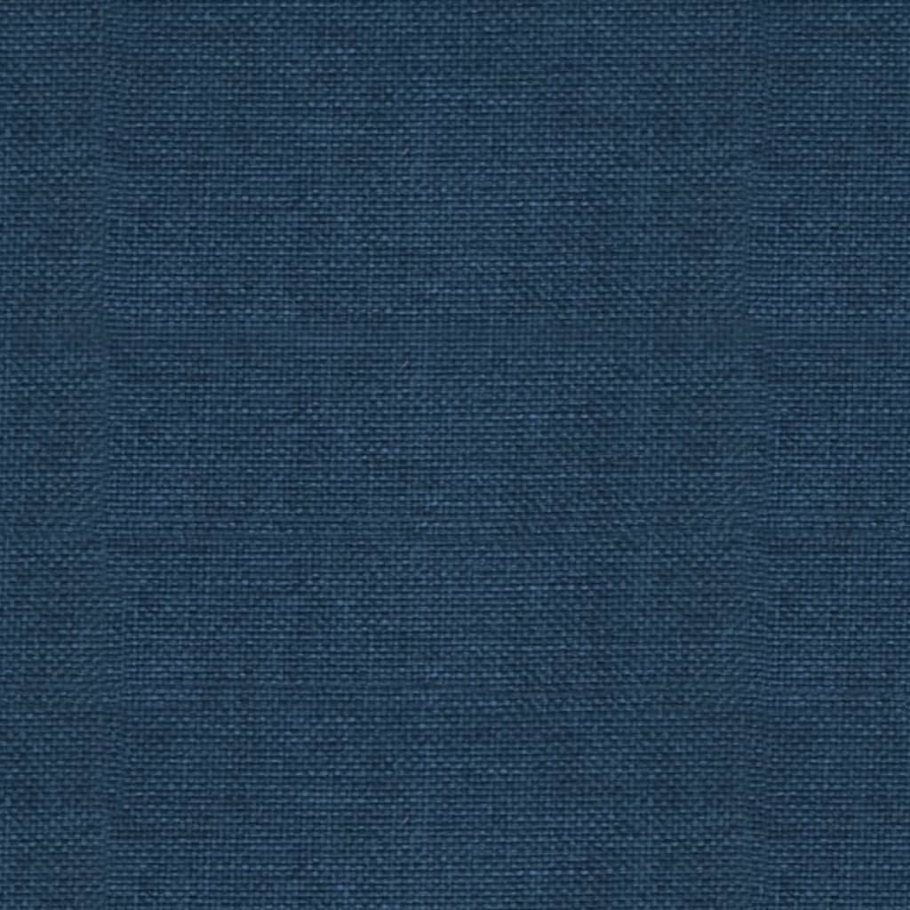 Scaun de bucătărie pivotant, albastru, material textil