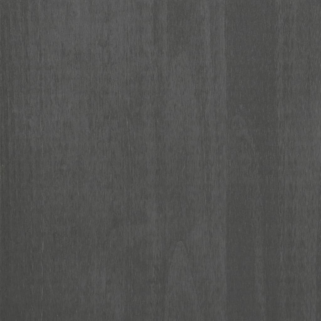 "HAMAR" TV cabinet, dark grey, 158x40x40 cm, solid pine wood