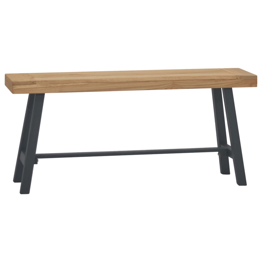 Bancă, 110 cm, lemn masiv de tec