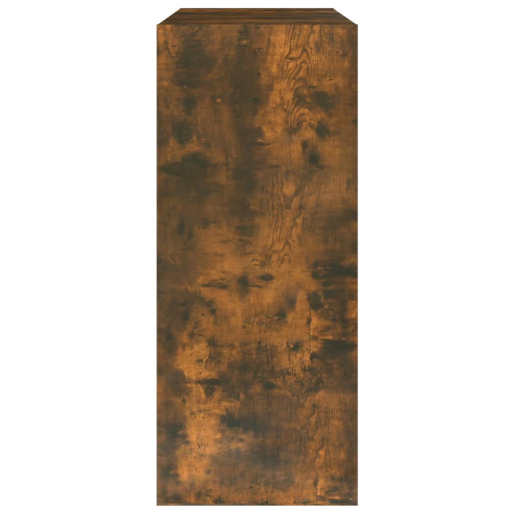 Bibliotecă/Separator cameră, stejar fumuriu, 80x30x72 cm, PAL