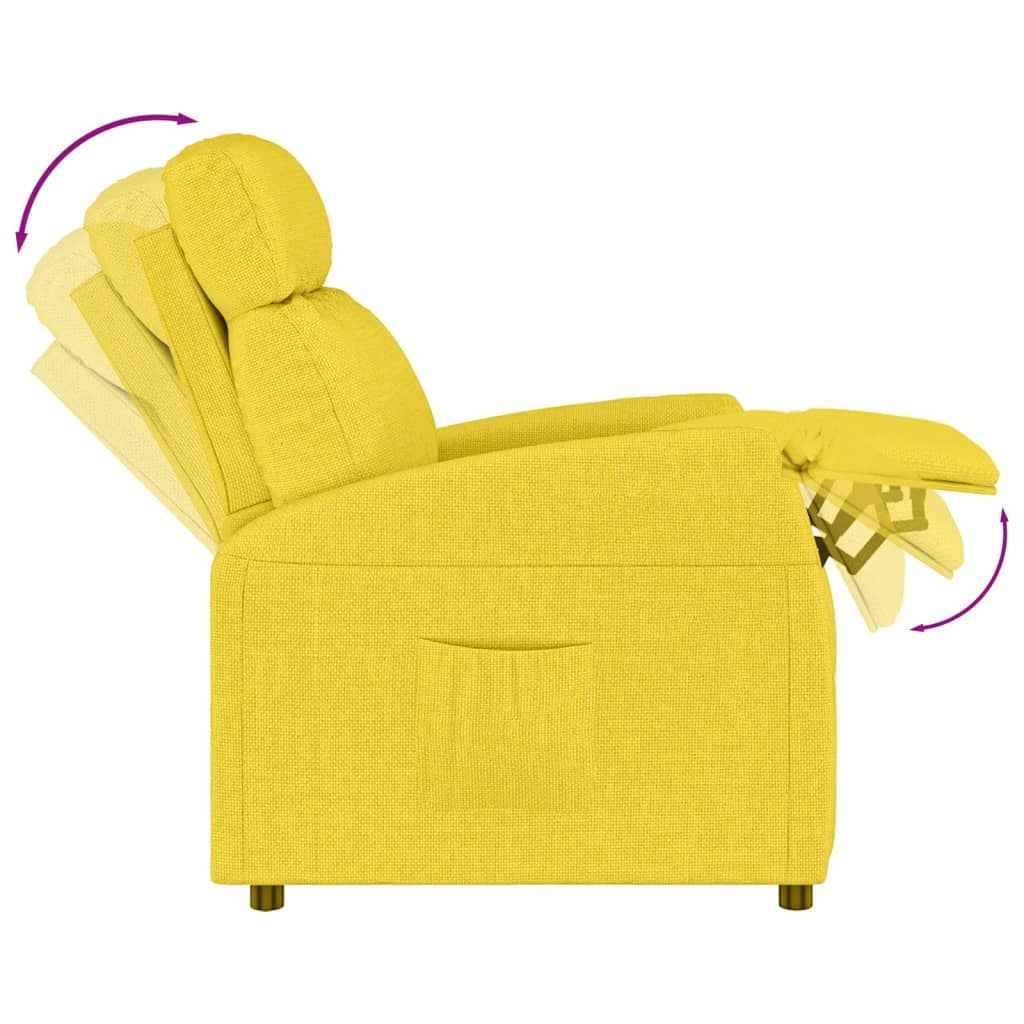 Fotoliu rabatabil, gri închis, material textil