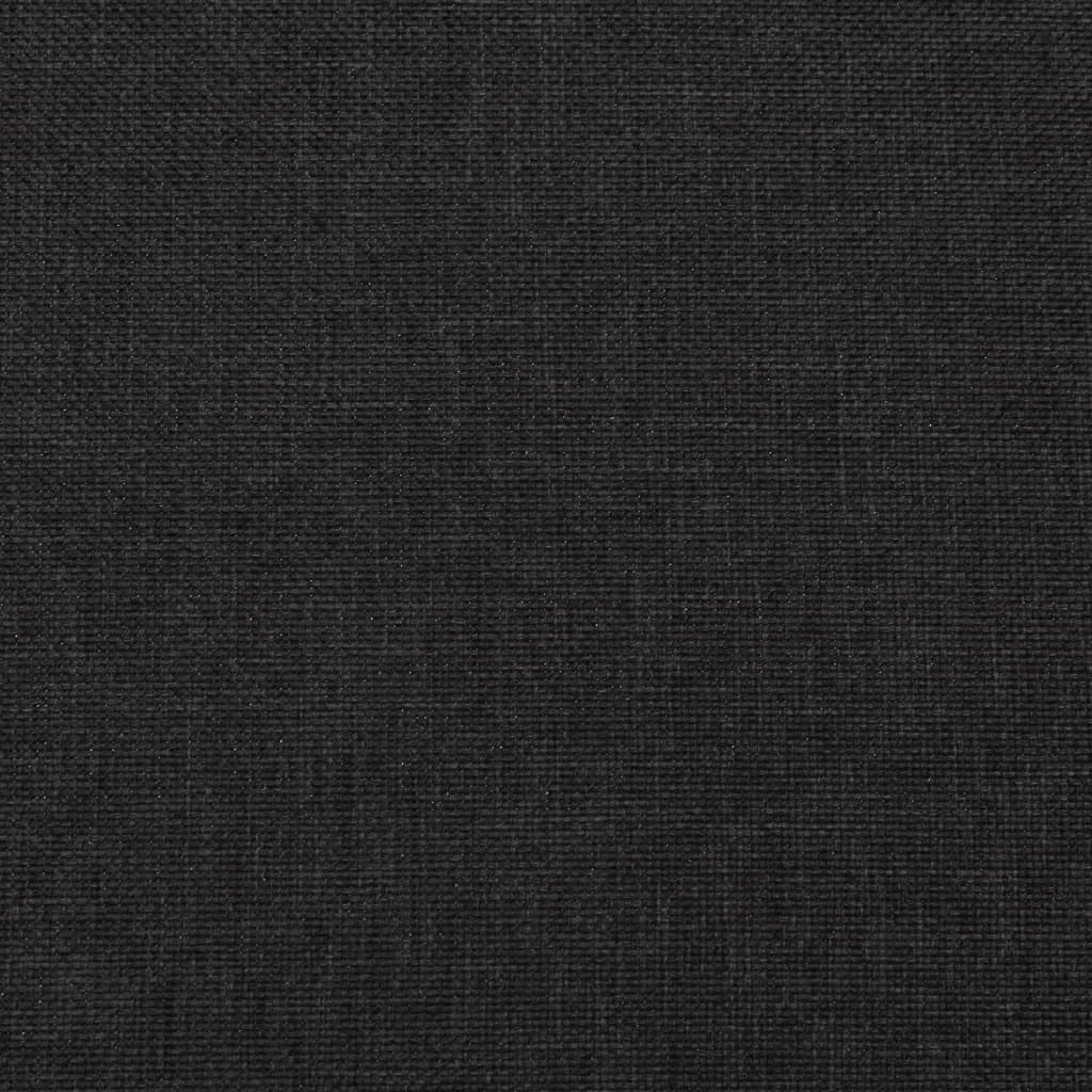 Fotoliu rabatabil, negru, material textil