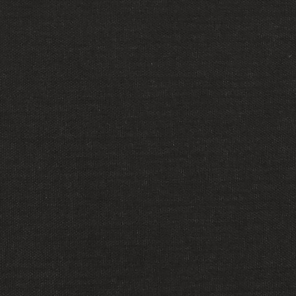 Fotoliu rabatabil, negru, material textil