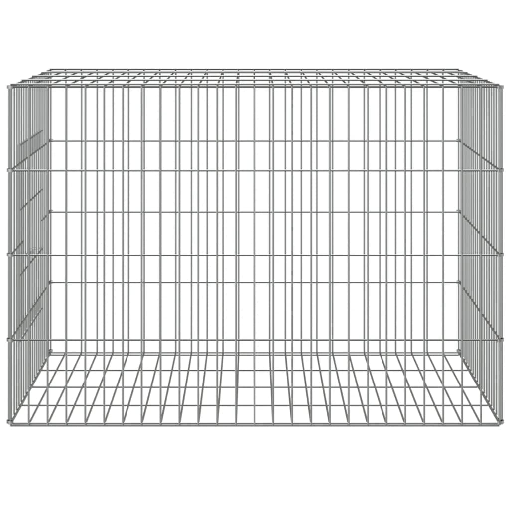 Cușcă pentru iepuri, 78x54x54 cm, fier galvanizat