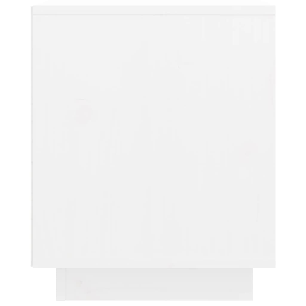 TV sideboard, white, 74x35x44 cm, solid pine wood