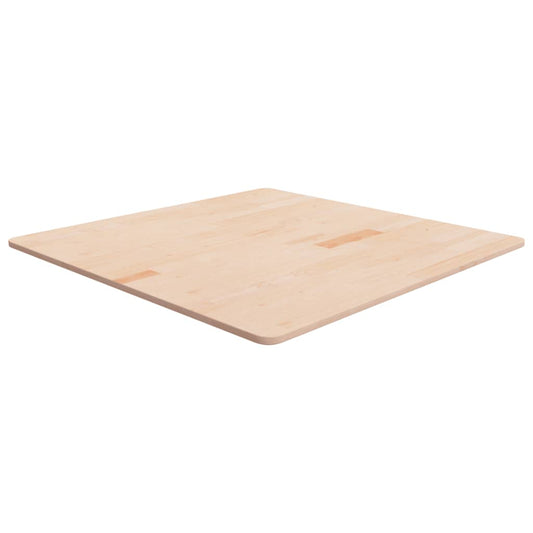 Blat de masă pătrat, 90x90x1,5cm, lemn masiv stejar netratat