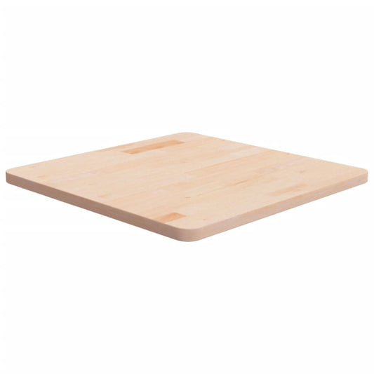 Blat de masă pătrat, 60x60x2,5 cm, lemn masiv stejar netratat