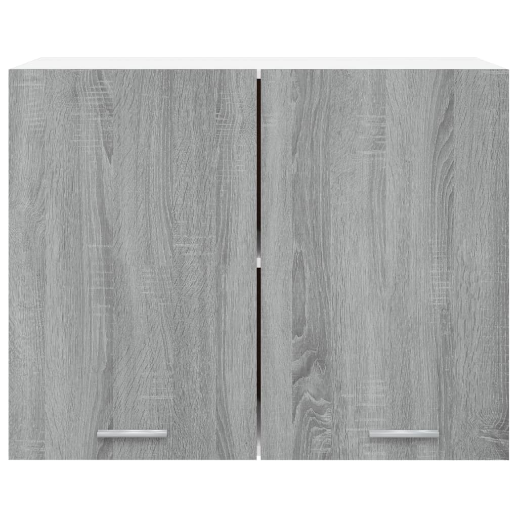 Dulap suspendat, gri sonoma, 80x31x60 cm, lemn prelucrat