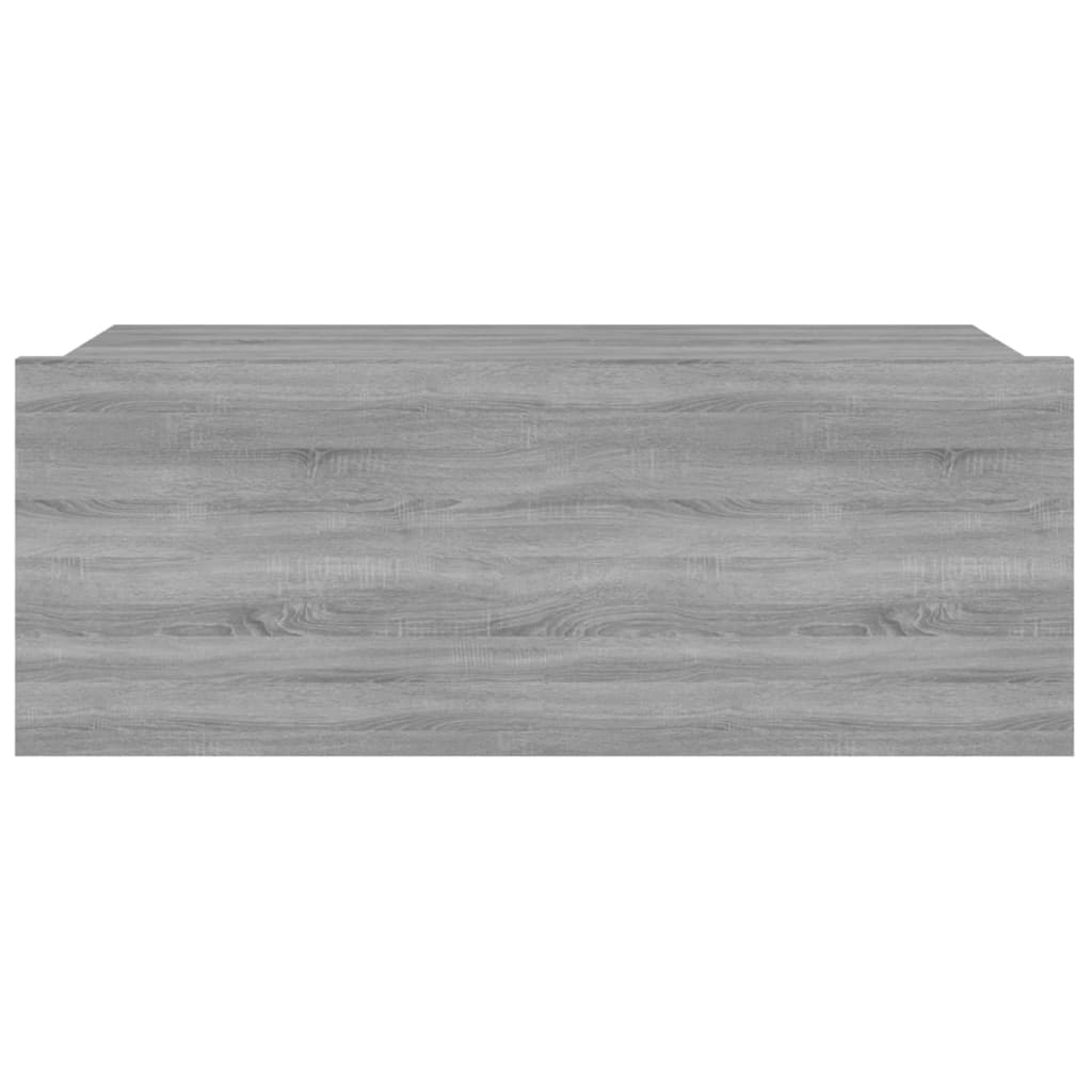 Noptiere plutitoare 2 buc gri sonoma 40x30x15 cm lemn prelucrat