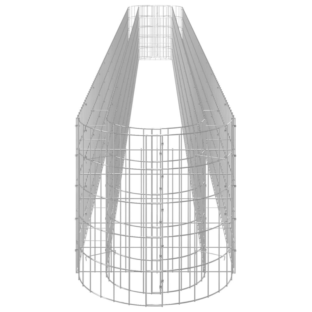 Strat înălțat gabion, 540x50x50 cm, fier galvanizat