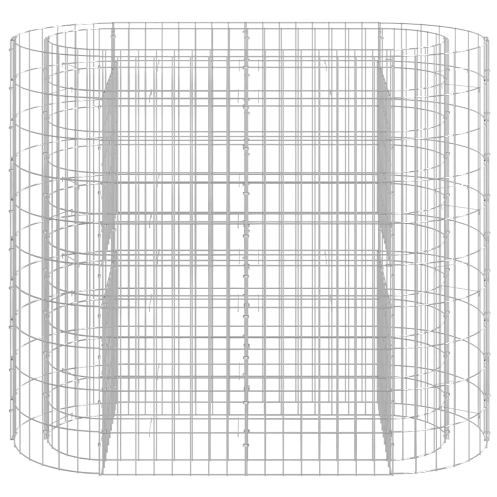 Strat înălțat gabion, 120x50x100 cm, fier galvanizat