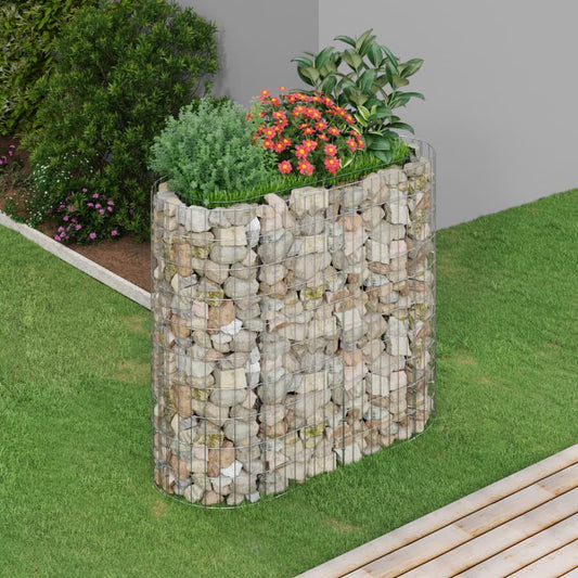 Strat înălțat gabion, 120x50x100 cm, fier galvanizat