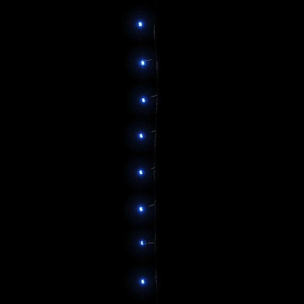 Instalație cu 150 LED-uri, albastru, 15 m, PVC