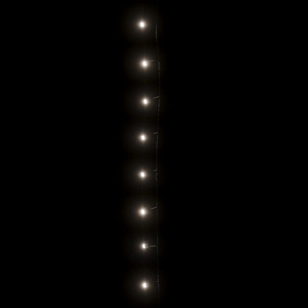 Instalație cu 300 LED-uri, alb rece, 30 m, PVC