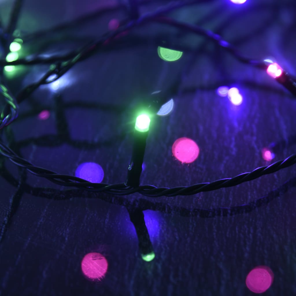 Instalație cu 300 LED-uri, pastel multicolor, 30 m, PVC