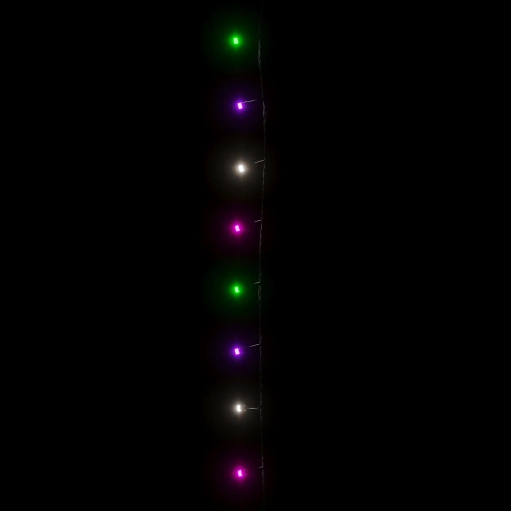 Instalație cu 600 LED-uri, pastel multicolor, 60 m, PVC