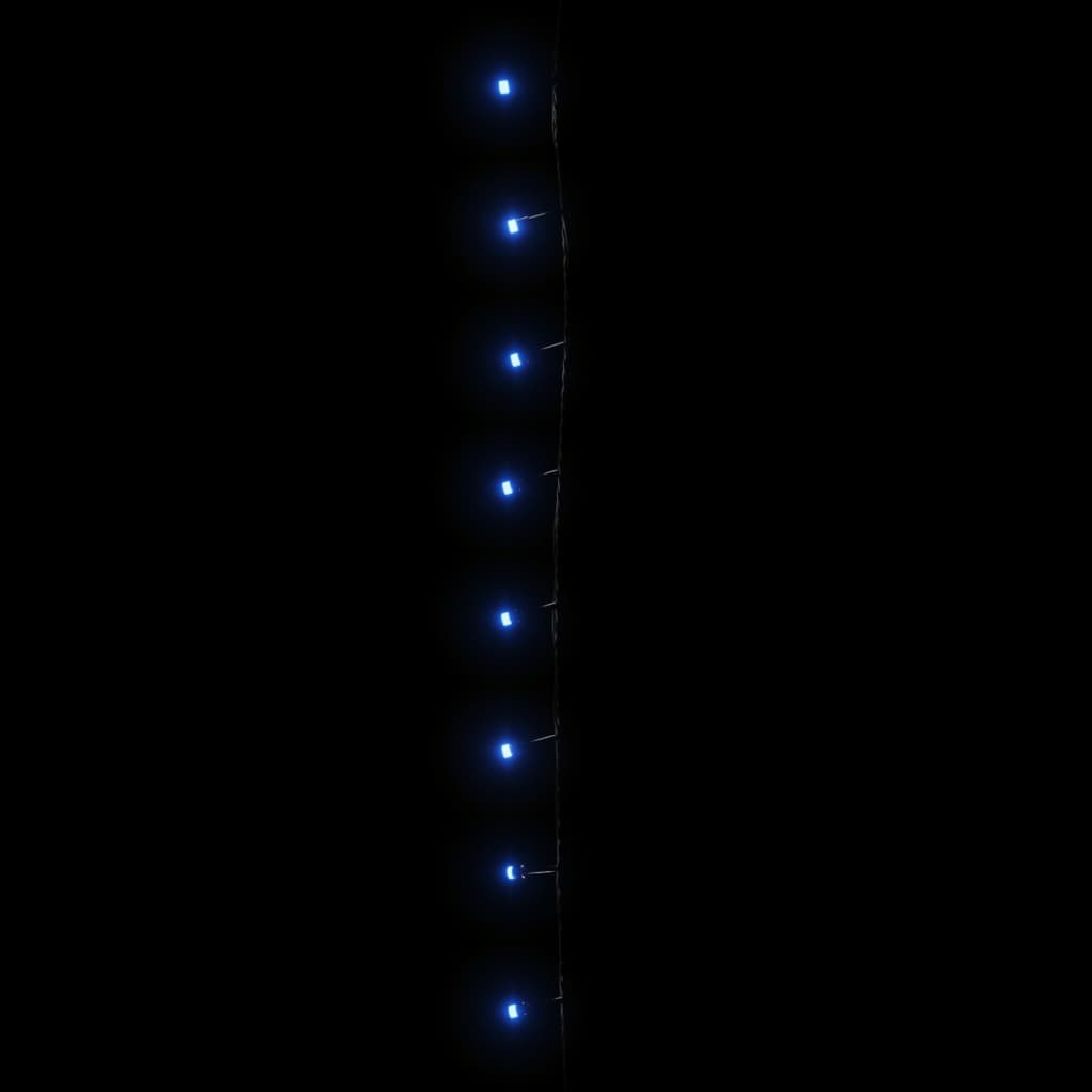 Instalație cu 1000 LED-uri, albastru, 100 m, PVC