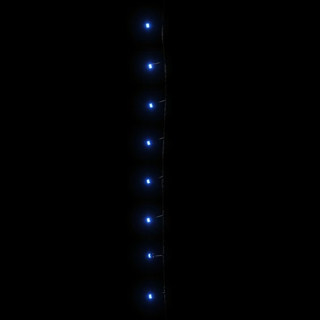 Instalație cu 2000 LED-uri, albastru, 200 m, PVC