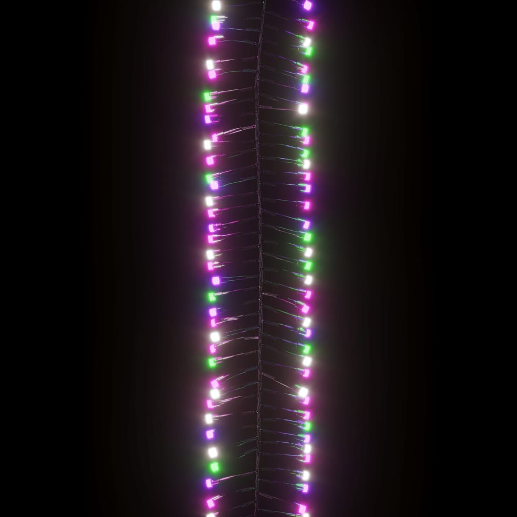Instalație cluster, 1000 LED-uri, multicolor pastel, 11 m, PVC