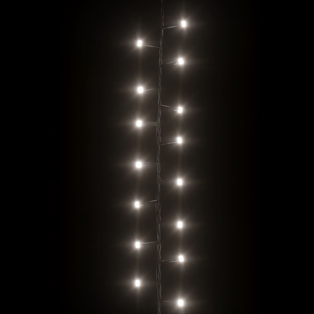Instalație compactă cu 400 LED-uri, alb rece, 13 m, PVC