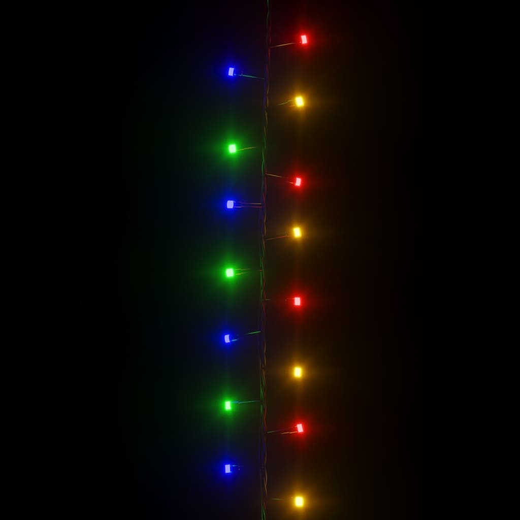 Instalație compactă cu 2000 LED-uri, multicolor, 45 m, PVC